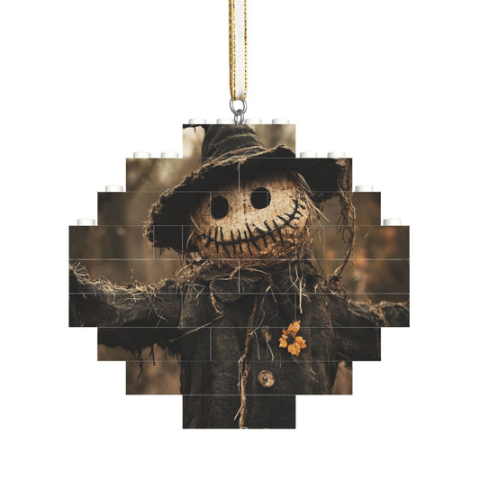 Scarecrow Theme Hanging Puzzle Blocks - Creative Holiday Decoration