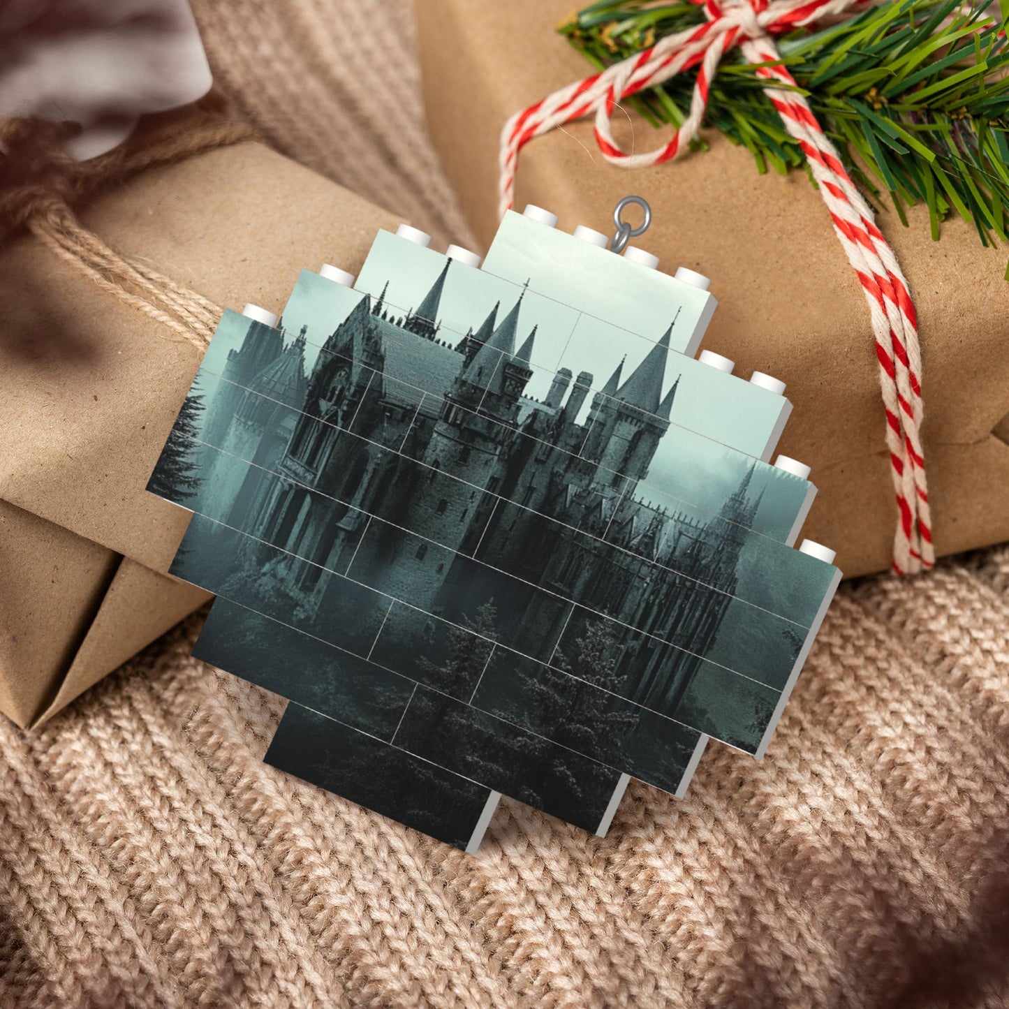 Castle Theme Hanging Puzzle Blocks - Enchanting Home & Holiday Decoration